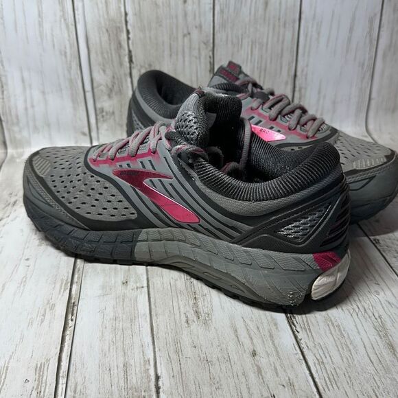 Brooks Women’s Gray Pink Ariel 18 Sneakers Running Trainers size 7 READ 1202711D - Picture 4 of 11